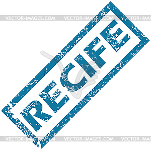 Recife rubber stamp - vector image