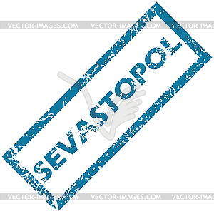 Sevastopol rubber stamp - vector image