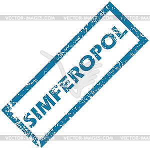 Simferopol rubber stamp - vector image