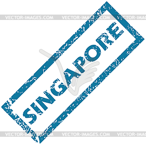 Сингапур штамп - изображение в векторе