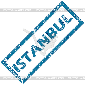 Istanbul rubber stamp - vector image