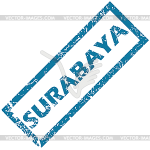 Surabaya rubber stamp - vector image