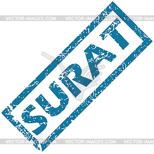 Surat rubber stamp - vector clipart