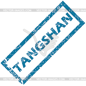 Tangshan rubber stamp - vector image