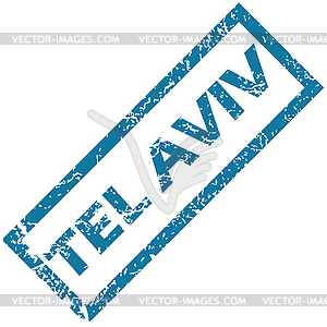 Tel Aviv rubber stamp - vector image