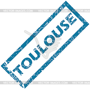 Toulouse rubber stamp - vector clipart