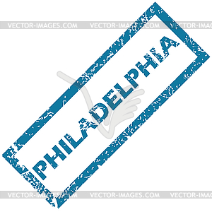 Philadelphia rubber stamp - vector image