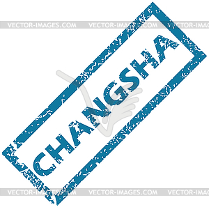 Changsha rubber stamp - vector image