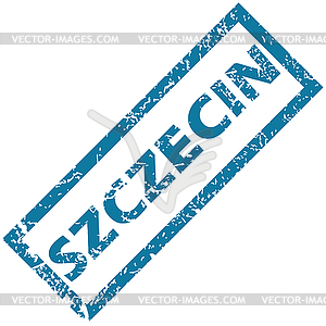 Szczecin rubber stamp - vector EPS clipart