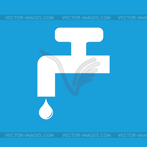 Water tap icon - vector clipart