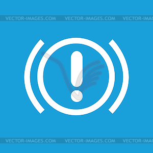 Alert sign icon - vector image