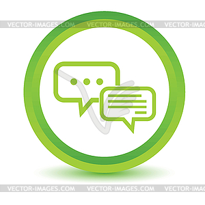 Typing volumetric icon - vector clipart