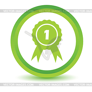 1st place volumetric icon - vector clipart / vector image