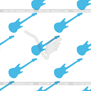 Flat guitar pattern - vector image
