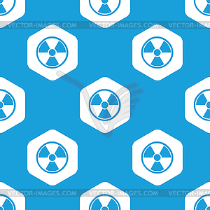 Hazard hexagon pattern - vector image