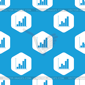 Graphic hexagon pattern - vector image