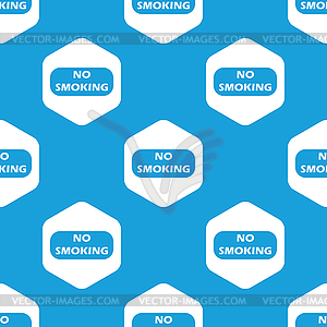 NO SMOKING hexagon pattern - vector clipart