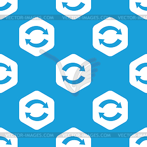 Exchange hexagon pattern - vector clipart