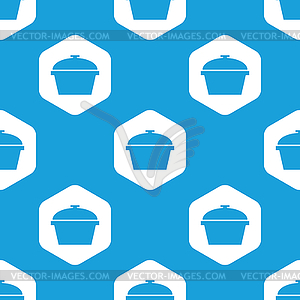 Pan hexagon pattern - vector image