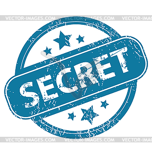 SECRET round stamp - vector clip art