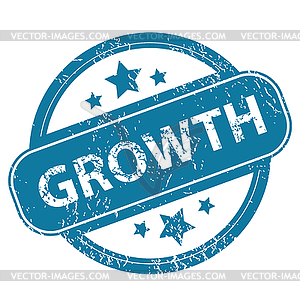 GROWTH round stamp - vector clip art