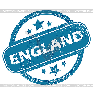 ENGLAND round stamp - vector clipart