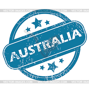 AUSTRALIA round stamp - royalty-free vector image