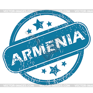 ARMENIA round stamp - vector image