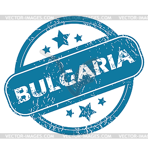 BULGARIA round stamp - vector clipart