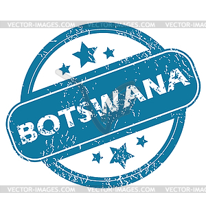 BOTSWANA round stamp - vector image