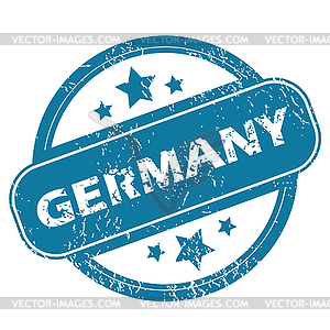 GERMANY round stamp - vector clipart