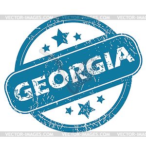 GEORGIA round stamp - vector clip art