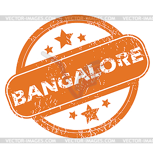 Bangalore round stamp - vector clip art