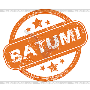 Batumi round stamp - vector clipart