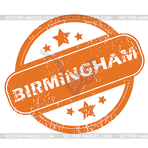 Birmingham round stamp - royalty-free vector clipart