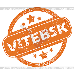 Vitebsk rubber stamp - color vector clipart