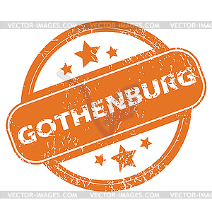 Gothenburg rubber stamp - vector image