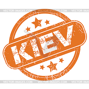 Kiev round stamp - vector clipart