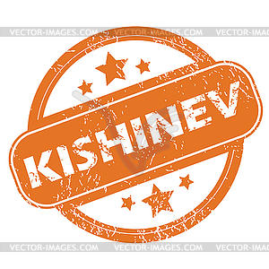 Kishinev round stamp - vector image