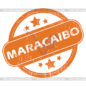 Maracaibo round stamp - vector clip art