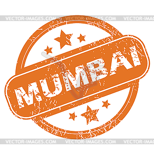 Mumbai round stamp - vector clip art