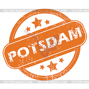 Potsdam round stamp - vector clip art