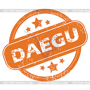 Daegu round stamp - vector clipart