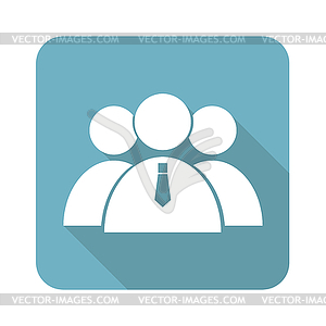 User group square icon - vector clipart