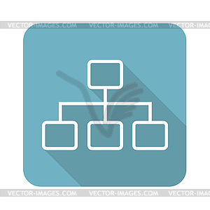 Scheme square icon - vector clipart