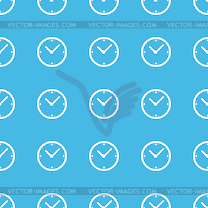 Clock straight pattern - vector clip art