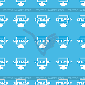 Sitemap straight pattern - vector clipart