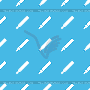 Ink pen straight pattern - vector image