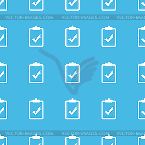 YES clipboard straight pattern - vector clipart