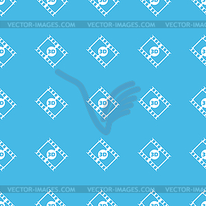 3D movie straight pattern - vector EPS clipart